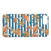 Muscheln und Verankerungsmuster Case-Mate iPhone Hülle (Rückseite (Horizontal))