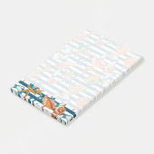 Muscheln und Verankerungsmuster Post-it Klebezettel (angewinkelt)