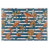 Muscheln und Verankerungsmuster Schneidebrett (Vorderseite)