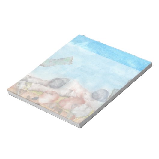Muscheln unter dem Meer. Notizblock (Rotiert)