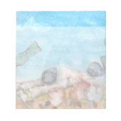 Muscheln unter dem Meer. Notizblock (Vorderseite)