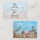 Muscheln unter dem Meer Visitenkarte (Vorne/Hinten)