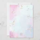 Muscheln unter der Sea Baby Dusche Einladung (Rückseite)