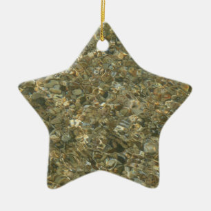 Muscheln unter Wasser Keramik Ornament