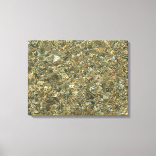 Muscheln unter Wasser Leinwanddruck