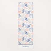 Muscheln unter Wasser Yogamatte (Vorderseite)