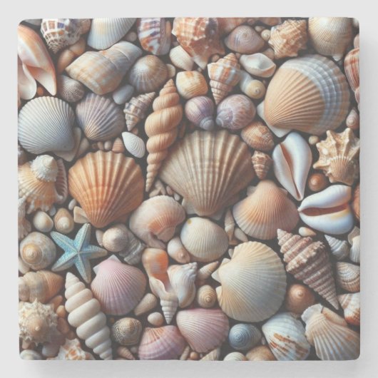 Muscheln Untersetzer (Vorderseite)