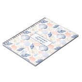 Muscheln verschiedener Formen Notizblock (Linke Seite)