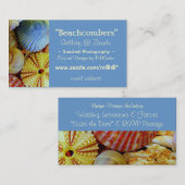 Muscheln Visitenkarte (Vorne/Hinten)