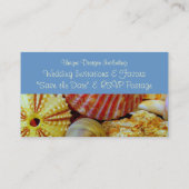 Muscheln Visitenkarte (Rückseite)