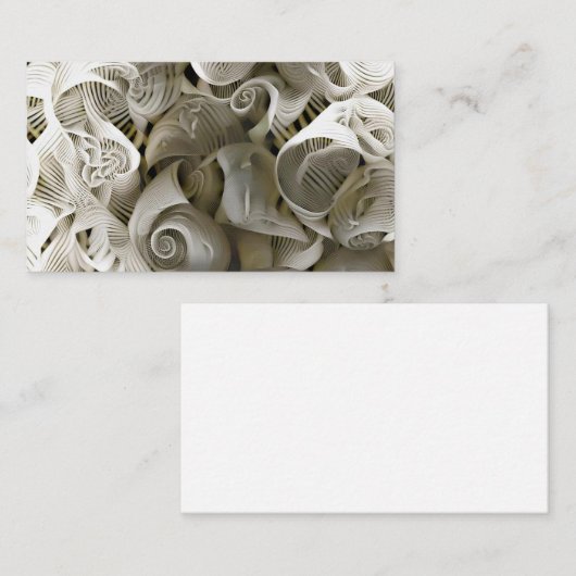Muscheln Visitenkarte (Vorne/Hinten)