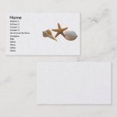 Muscheln-Visitenkarte Visitenkarte (Vorne/Hinten)