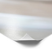 Muscheln von White Seashells Tropical Beach Küste Fotodruck (Ecke)