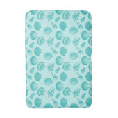 Muscheln - Weiches Wasser und Weiß Badematte (Vorderseite Vertikal)