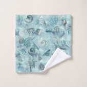 Muscheln-Wunder Badhandtuch Set (Waschlappen)