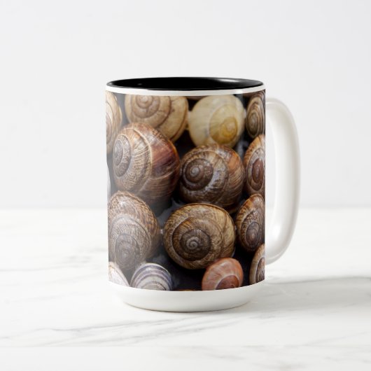 Muscheln Zweifarbige Tasse (VorderseiteRechts)