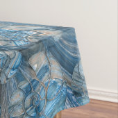 Muschelnmuster-Marmorstrand Tischdecke (Beispiel)