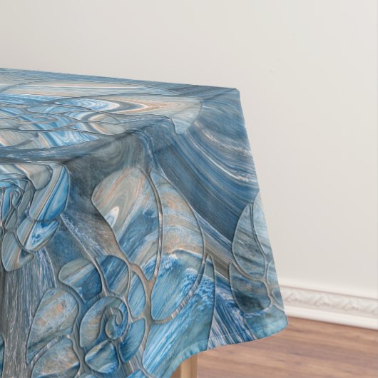 Muschelnmuster-Marmorstrand Tischdecke (Beispiel)