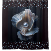 Muschelperle Duschvorhang (Vorderseite)