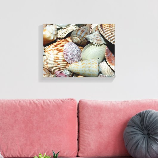 Muschelposter Leinwanddruck (Insitu (Wohnzimmer))