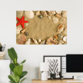 Muschelrahmen Poster (Heimbüro)