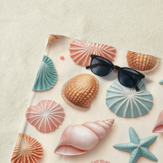 Muschelreichtum Strandtuch (Beispiel)