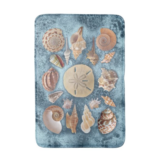 Muschelsammlung Badematte (Vorderseite Vertikal)