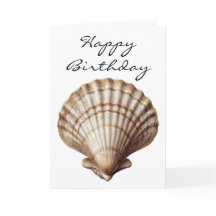 Muschelschale Alles Gute zum Geburtstag