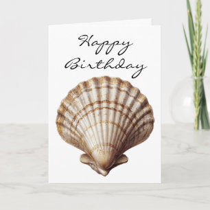 Muschelschale Alles Gute zum Geburtstag Karte