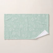 Muschelsommer Küsten Nautilus Boho Strand Mint Badhandtuch Set (Handtuch)