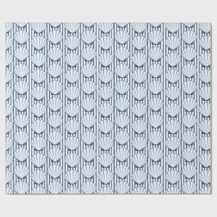 Muschelstreifen Eleganz! Geschenkpapier