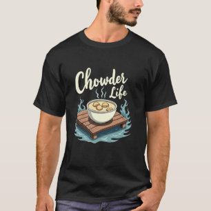 Muschelsuppen-Enthusiast Meeresfrüchte-Liebhaber K T-Shirt