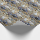 Muschelverpackungspapier Geschenkpapier (Ecke)