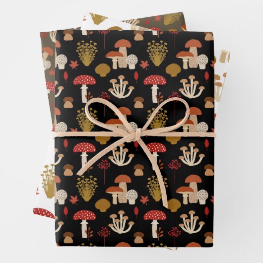 MUSCHZIMMER UND TOAD STOOLS GESCHENKPAPIER SET (Beispiel)