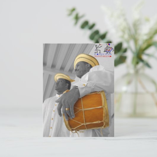 Muscians Stolz Postkarte (Stehend Vorderseite)