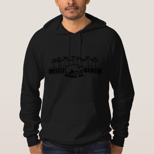 MUSCLE BEACH BY EKLEKTIX SPORTGEAR HOODIE (Vorderseite)
