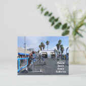 Muscle Beach Venice Postcard! Postkarte (Stehend Vorderseite)