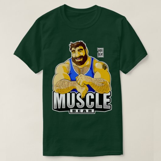 MUSCLE BEUE BLAUE OUTFI T-Shirt (Design vorne)