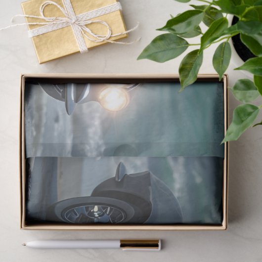 Muscle Car auf der Beach Découpage Papier (Geschenk)