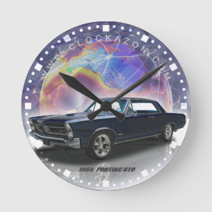 Muscle Car Decorative Wall Clock Runde Wanduhr
