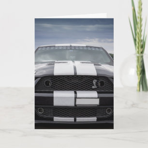 MUSCLE-CAR GEBURTSTAGS-GRUßKARTE KARTE