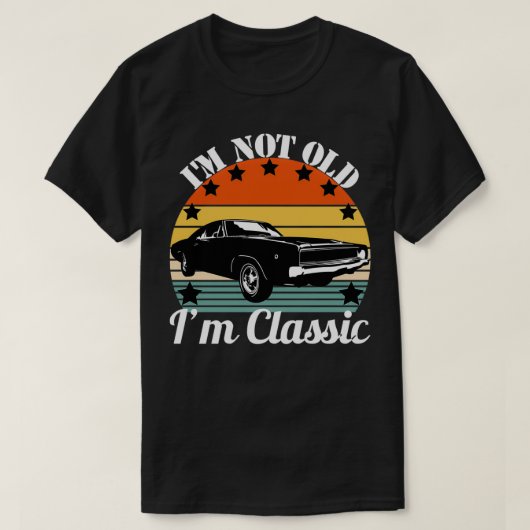 Muscle Car ist nicht alt im T-Shirt (Design vorne)
