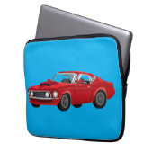 Muscle car laptopschutzhülle (Vorderseite Links)