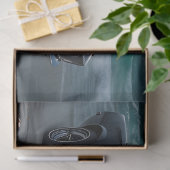 Muscle Car- Mustang- auf der Beach Decoupage Seidenpapier (Geschenk)