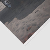 Muscle Car - Mustang - Beach front decoupage Seidenpapier (Ausschnitt)