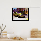 Muscle Car, San Francisco Poster (Küche)