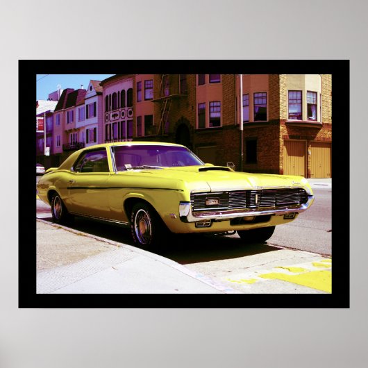 Muscle Car, San Francisco Poster (Vorne)