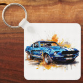 Muscle Car Schlüsselanhänger (Vorderseite)