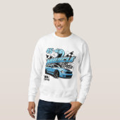 Muscle Car Speed Hoodie Racing Power&Street Style (Vorne ganz)