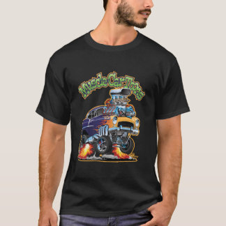 Muscle Car Tours Automotive Cartoon Comic Buch Cov T-Shirt